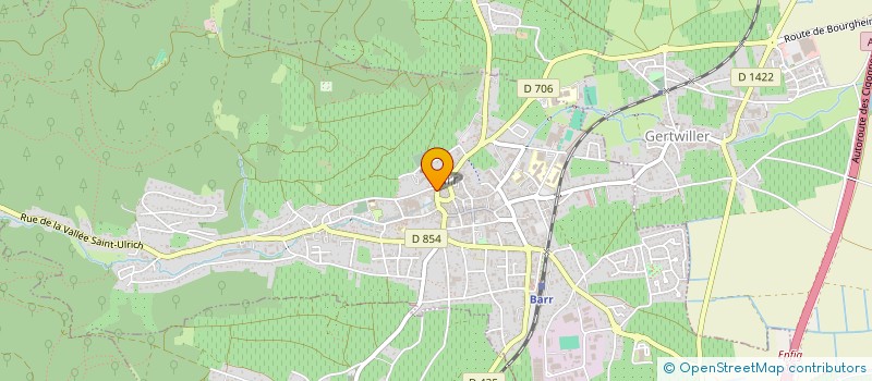 localisation de l'entreprise MADAME THERESE POTHIER  ZELLWILLER