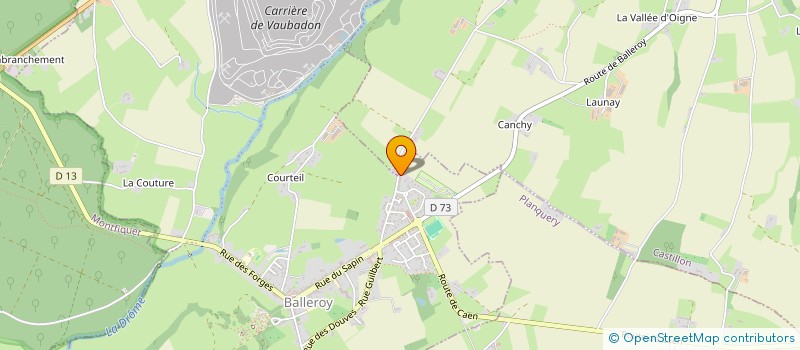 localisation de l'entreprise MADAME THERESE POULARD à BALLEROY-SUR-DROME