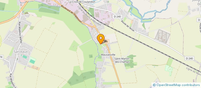 localisation de l'entreprise MADAME THERESE POUSSIER  ARGENTAN