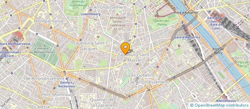 localisation de l'entreprise MADAME THERESE POUSSINEAU à PARIS