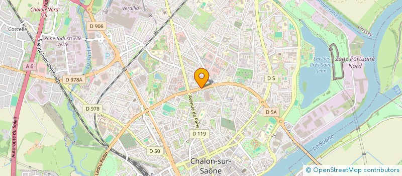 localisation de l'entreprise MADAME THERESE PRAPIER à CHALON-SUR-SAONE
