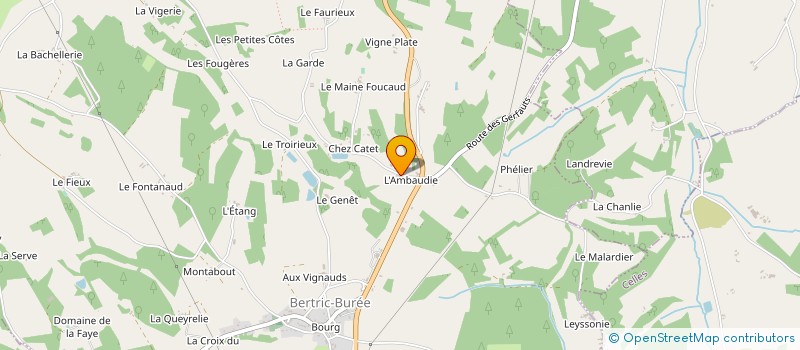 localisation de l'entreprise MADAME THERESE PREVOT  CHERVAL