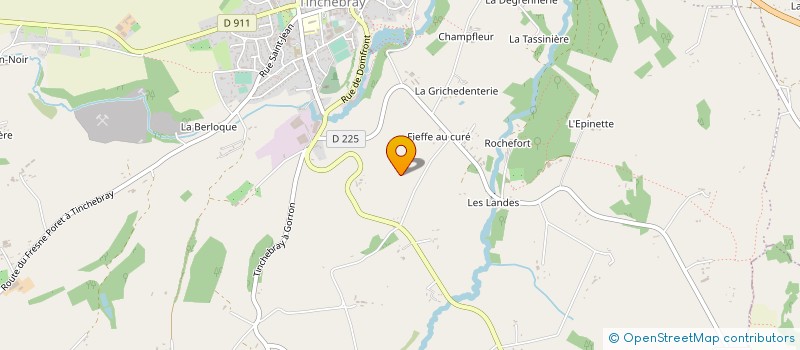 localisation de l'entreprise MADAME THERESE PRINGAULT à TINCHEBRAY-BOCAGE