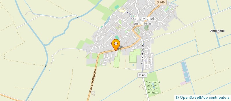 localisation de l'entreprise MADAME THERESE PRINTEMPS  SAINT-MICHEL-EN-L'HERM