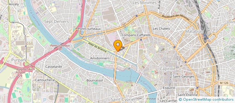 localisation de l'entreprise MADAME THERESE PROTTE à TOULOUSE