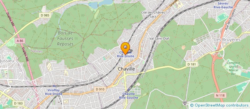 localisation de l'entreprise MADAME THERESE QUADRELLI à CHAVILLE