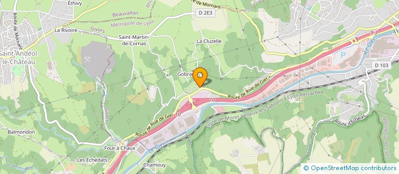 localisation de l'entreprise MADAME THERESE RAMALHO  GIVORS