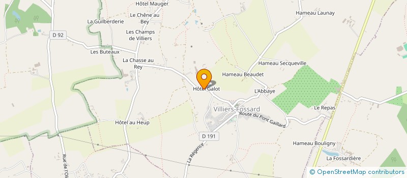 localisation de l'entreprise MADAME THERESE REGARDEMBAS  VILLIERS-FOSSARD