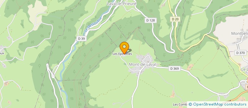 localisation de l'entreprise MADAME THERESE RENAUD  GRAND COMBE-DES-BOIS