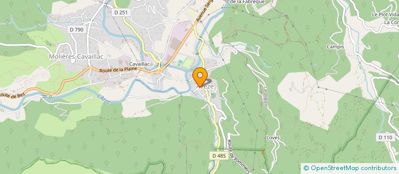 localisation de l'entreprise MADAME THERESE RICO  AVEZE