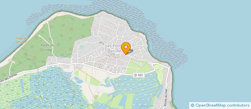 localisation de l'entreprise MADAME THERESE ROBINET  LES PORTES-EN-RE
