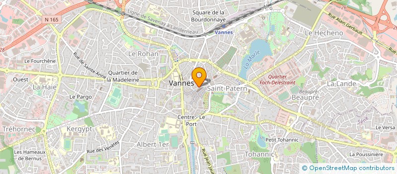 localisation de l'entreprise MADAME THERESE ROCHER à VANNES