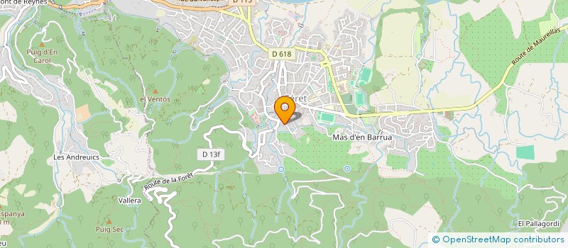 localisation de l'entreprise MADAME THERESE ROMERO  CERET