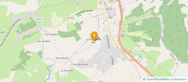 localisation de l'entreprise MADAME THERESE SAILLARD  TOLLEVAST