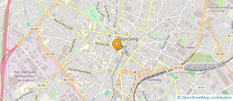 localisation de l'entreprise MADAME THERESE SALMON  TOURCOING