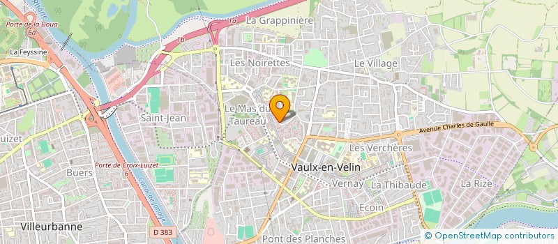 localisation de l'entreprise MADAME THERESE SANCHEZ PALMITESSA  VAULX-EN-VELIN