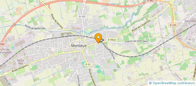 localisation de l'entreprise MADAME THERESE SANNA à MONTEUX