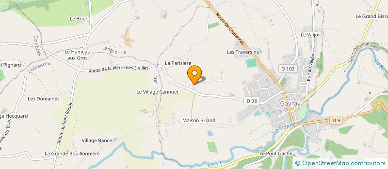 localisation de l'entreprise MADAME THERESE SAVARY à GAVRAY-SUR-SIENNE