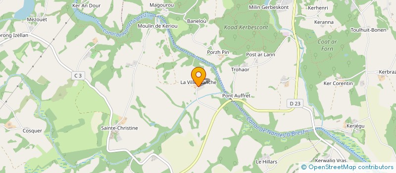 localisation de l'entreprise MADAME THERESE SERBON  GLOMEL