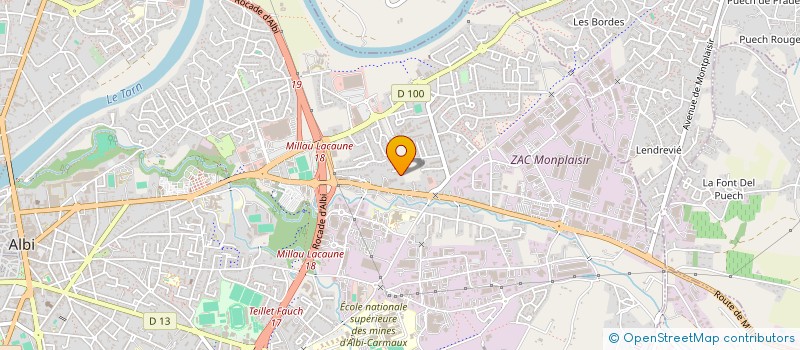 localisation de l'entreprise MADAME THERESE SERIN à ALBI