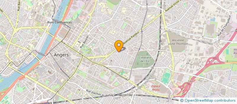 localisation de l'entreprise MADAME THERESE SIMOES LOPES  ANGERS