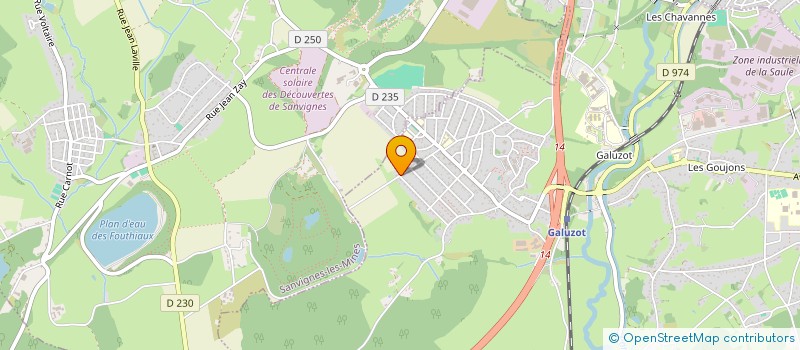 localisation de l'entreprise MADAME THERESE SUS  SAINT-VALLIER