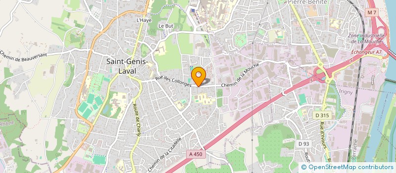 localisation de l'entreprise MADAME THERESE TAGLIANUT  SAINT-GENIS-LAVAL