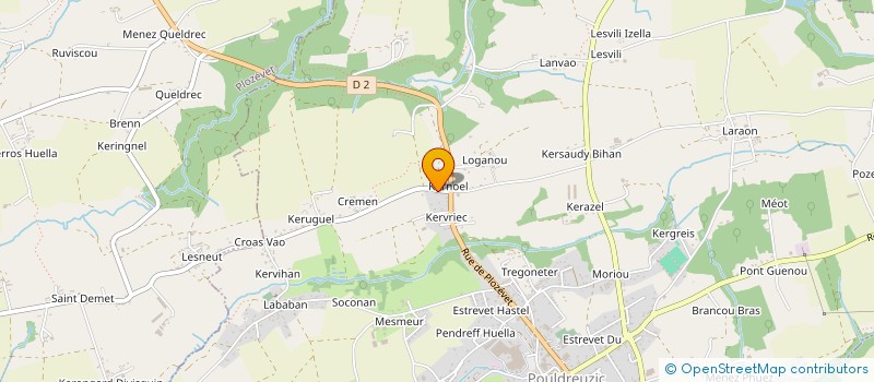 localisation de l'entreprise MADAME THERESE TANNEAU  POULDREUZIC