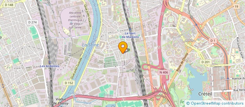 localisation de l'entreprise MADAME THERESE TCHILIAN  ALFORTVILLE