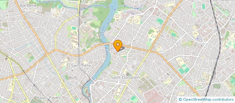 localisation de l'entreprise MADAME THERESE THIBAULT  NANTES