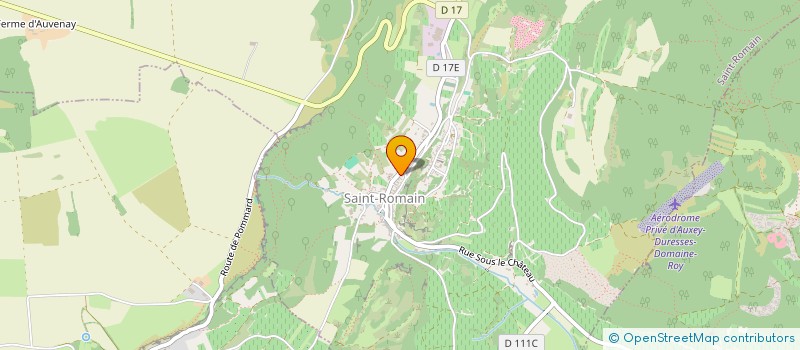 localisation de l'entreprise MADAME THERESE THIBAULT  SAINT-ROMAIN