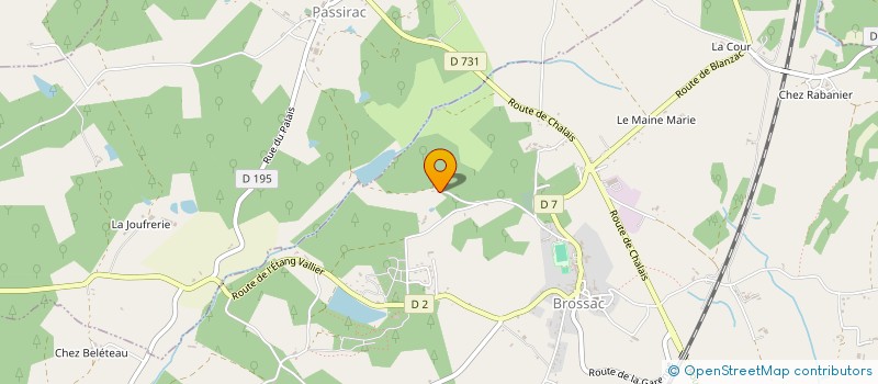 localisation de l'entreprise MADAME THERESE TILHARD  BROSSAC