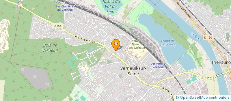 localisation de l'entreprise MADAME THERESE TINE  VERNEUIL-SUR-SEINE