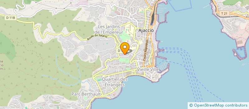 localisation de l'entreprise MADAME THERESE TOSI à AJACCIO