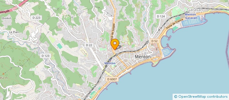 localisation de l'entreprise MADAME THERESE VARENIO à MENTON
