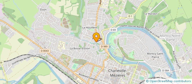localisation de l'entreprise MADAME THERESE VARLOTEAUX à CHARLEVILLE-MEZIERES