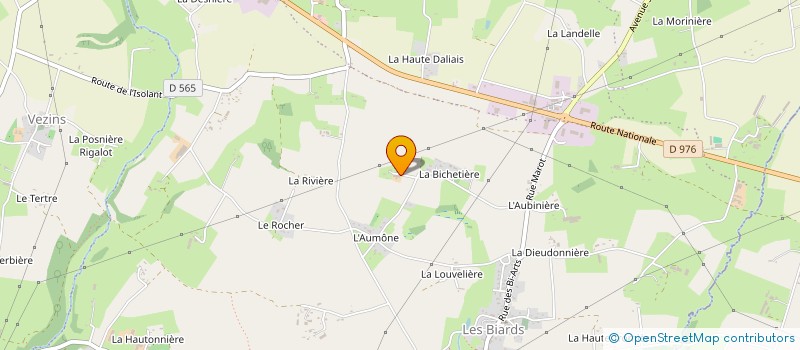 localisation de l'entreprise MADAME THERESE VEILLARD  ISIGNY-LE-BUAT