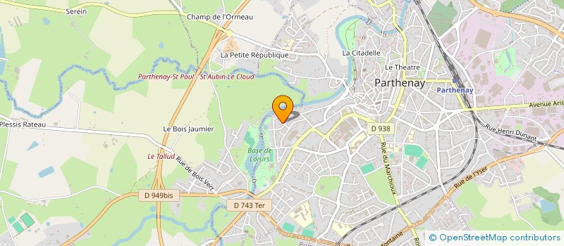 localisation de l'entreprise MADAME THERESE VENDE  PARTHENAY