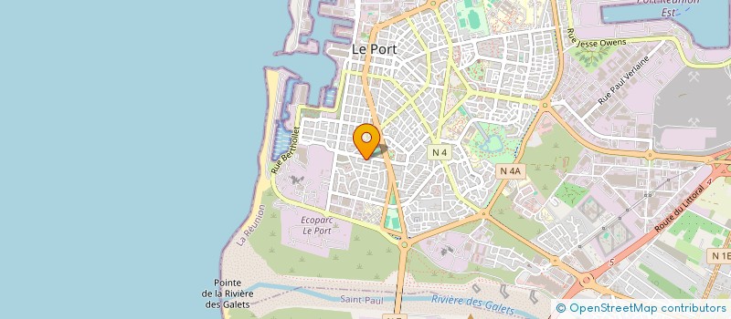 localisation de l'entreprise MADAME THERESE VENEROSY  LE PORT