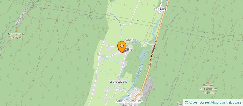 localisation de l'entreprise MADAME THERESE VERDET  SAINT-THIBAUD-DE-COUZ