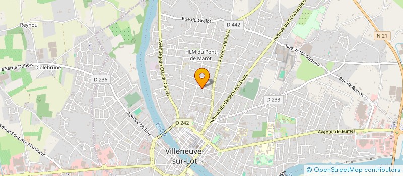 localisation de l'entreprise MADAME THERESE VIGNEAU  VILLENEUVE-SUR-LOT