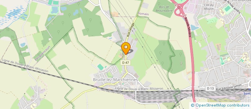 localisation de l'entreprise MADAME THERESE VILLAIN  BRUILLE-LEZ-MARCHIENNES