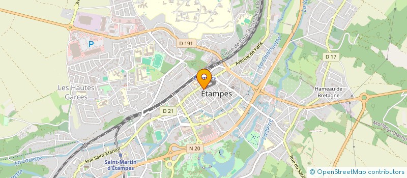 localisation de l'entreprise MADAME THERESE YANTCHEU NGANDJUI à ETAMPES