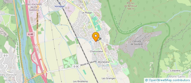 localisation de l'entreprise MADAME THERESE ZEZZA  VOREPPE