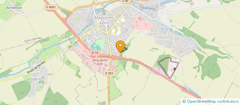 localisation de l'entreprise MADAME THERESIA SAKILA  MAGNY-EN-VEXIN