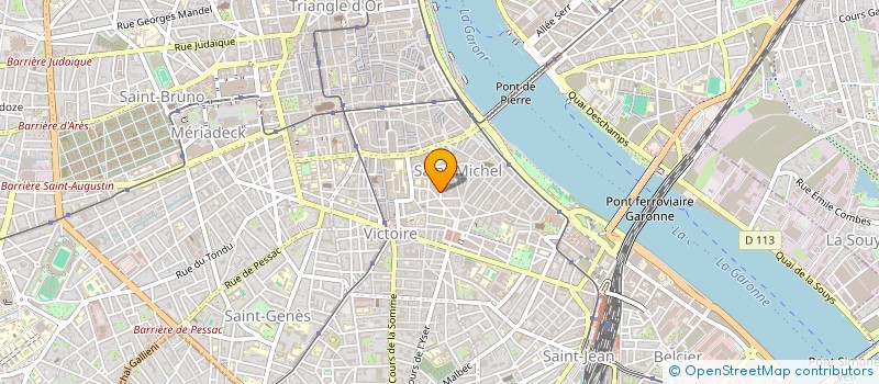 localisation de l'entreprise MADAME THEREZA PORTINARI  BORDEAUX