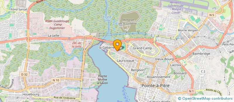 localisation de l'entreprise MADAME THESA LIBERT  POINTE A PITRE