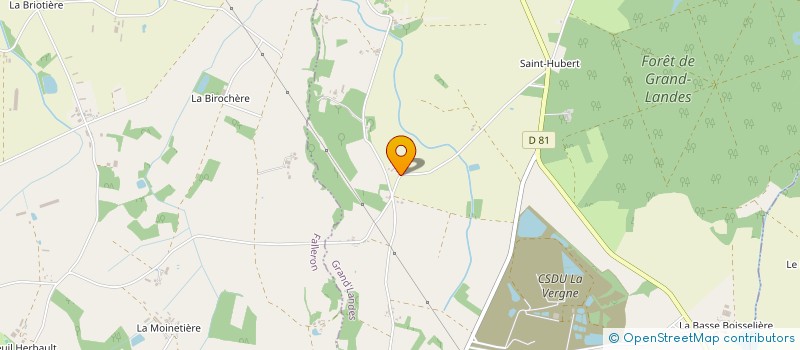 localisation de l'entreprise MADAME THESIA TANGUY  GRAND'LANDES