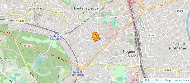 localisation de l'entreprise MADAME THESSA BIENERT  NOGENT-SUR-MARNE