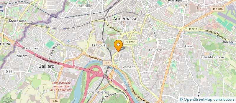 localisation de l'entreprise MADAME THESSA-INES VILY  ANNEMASSE